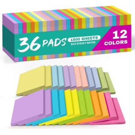 Vibrant 3x3 Sticky Notes