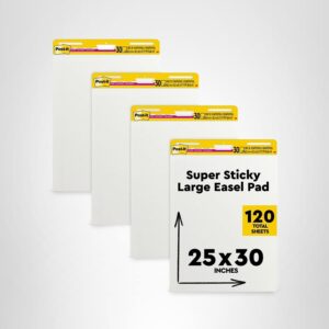 Post-it White Super Sticky Easel Pads
